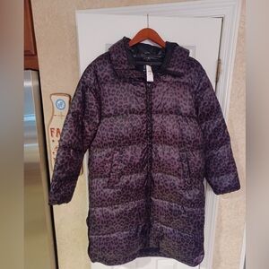 Brand New Gap Leopard Print Puffer Coat - Women’s